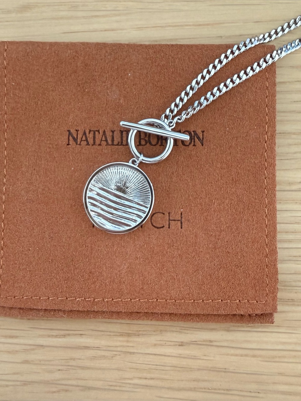 Natalie Borton Designs x Thatch Solana Coin Toggle Necklace